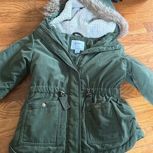 Old navy 6/7 green winter jacket